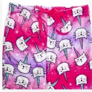 NWT unicorn pants pajama caticorn soft and cozy